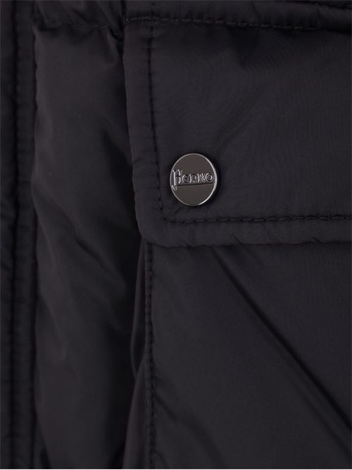 Black nylon down jacket Herno | PI001140U-12004Z.9389